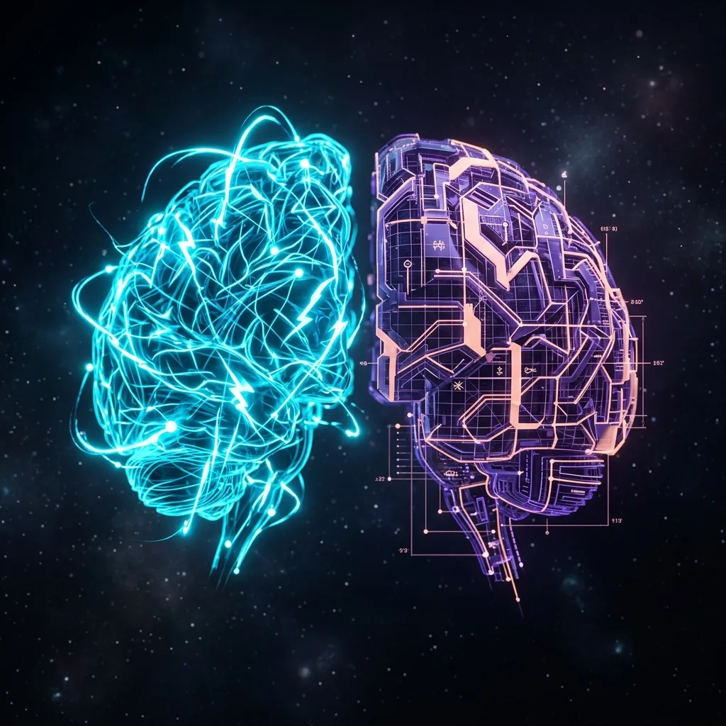 So sánh hai bộ não đại diện cho mô hình AI Sonnet và Opus của Anthropic Claude