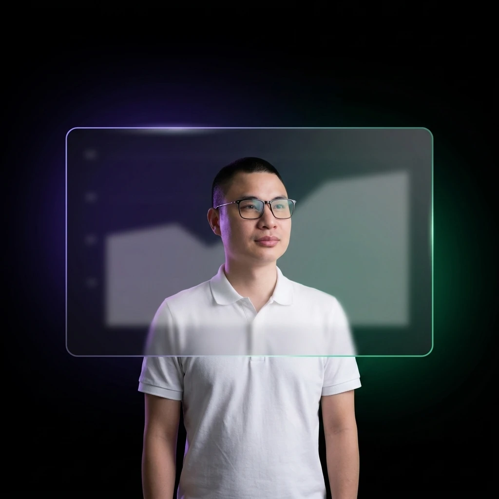 Founder đứng trước bảng số liệu còn để trống, thể hiện sự trung thực khi chưa công bố hiệu quả hệ thống điều phối AI Agent | Tôi là Tùng, toilatung, Nguyễn Thanh Tùng, Tùng Sóc Sơn